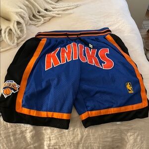 Just Don New York Knicks 96-97 Shorts Blue Size L